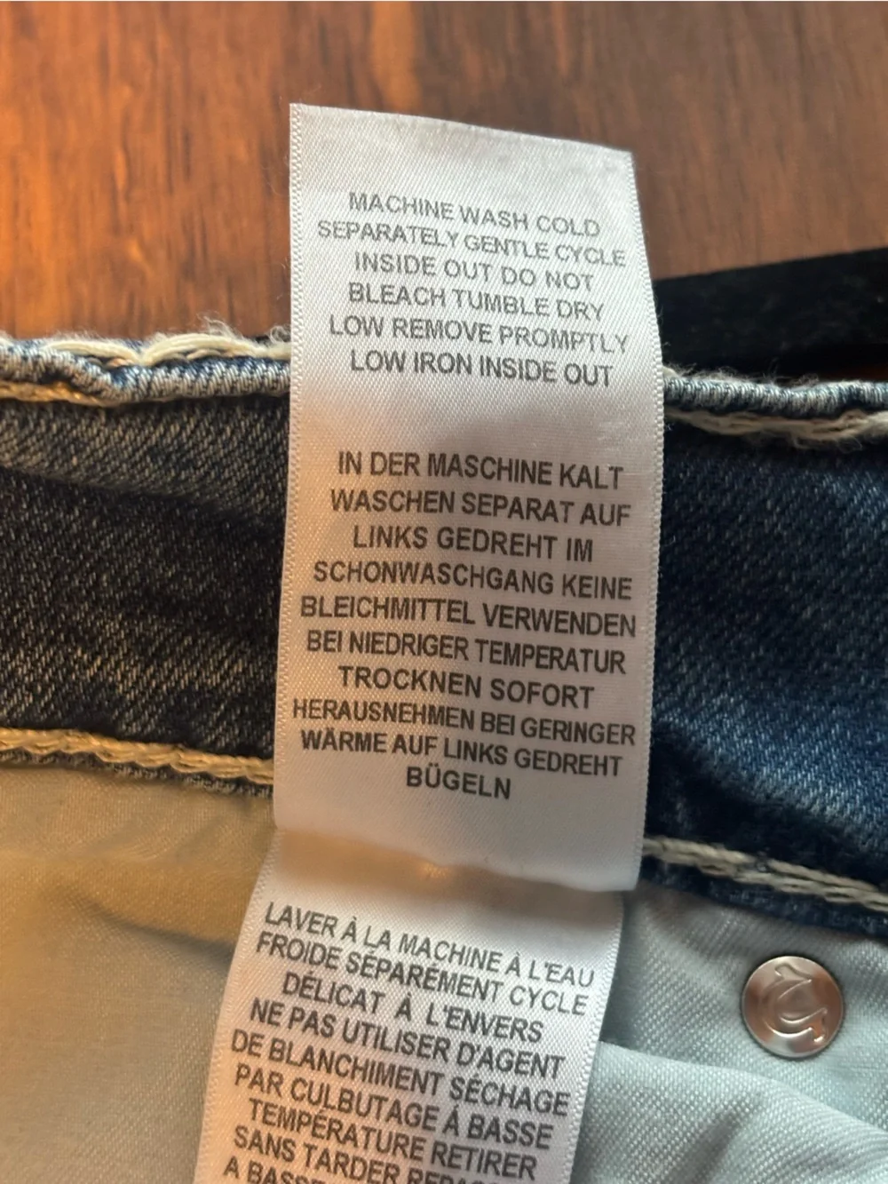 True Religion x Chief Keef Super T Skinny Flame Graphic Denim Jeans Size 40